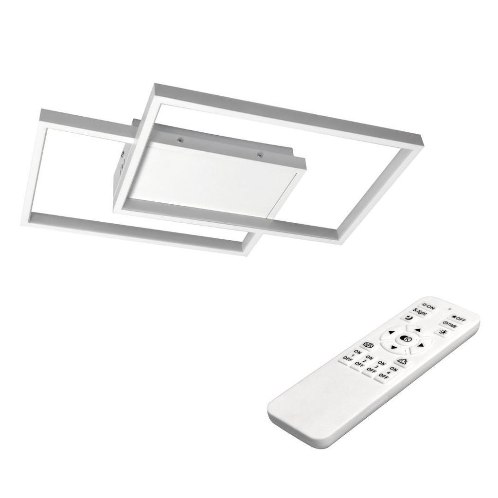 MasterLED Deckenleuchte – 42×30×6 cm – Weiß – Aufbau – Produktbild 