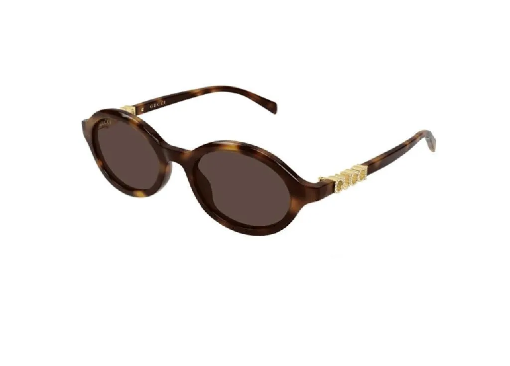 Gucci GG2153S 006 lunettes de soleil en acétate havane et verres marron
