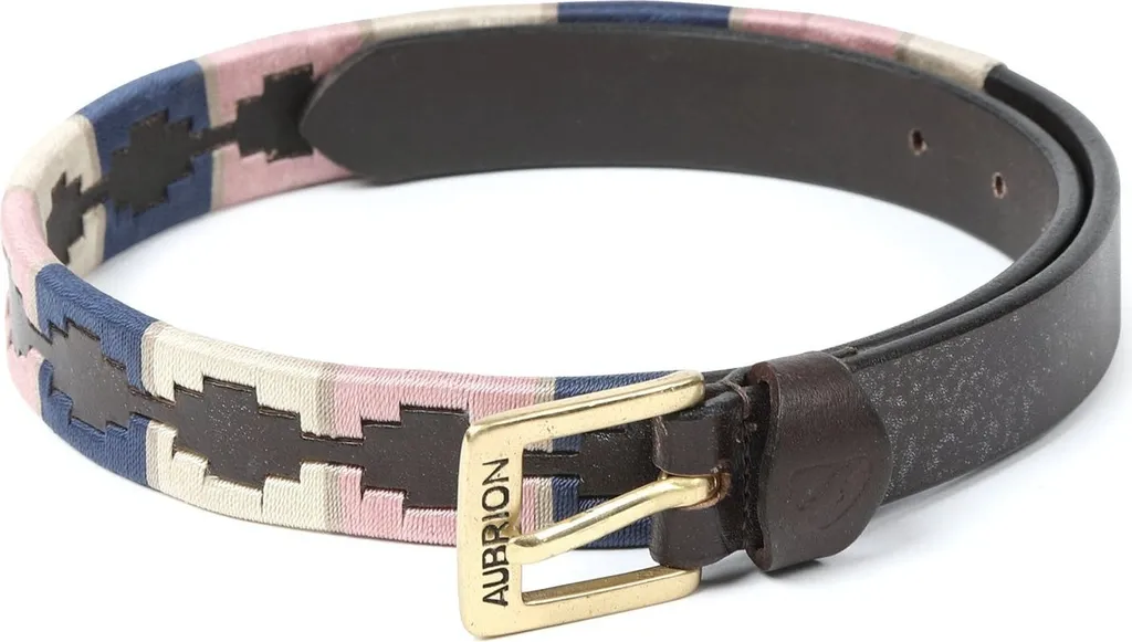 Ceinture Aubrion Drover ER360 Multicolore 80cm avec Tressage de Qualité