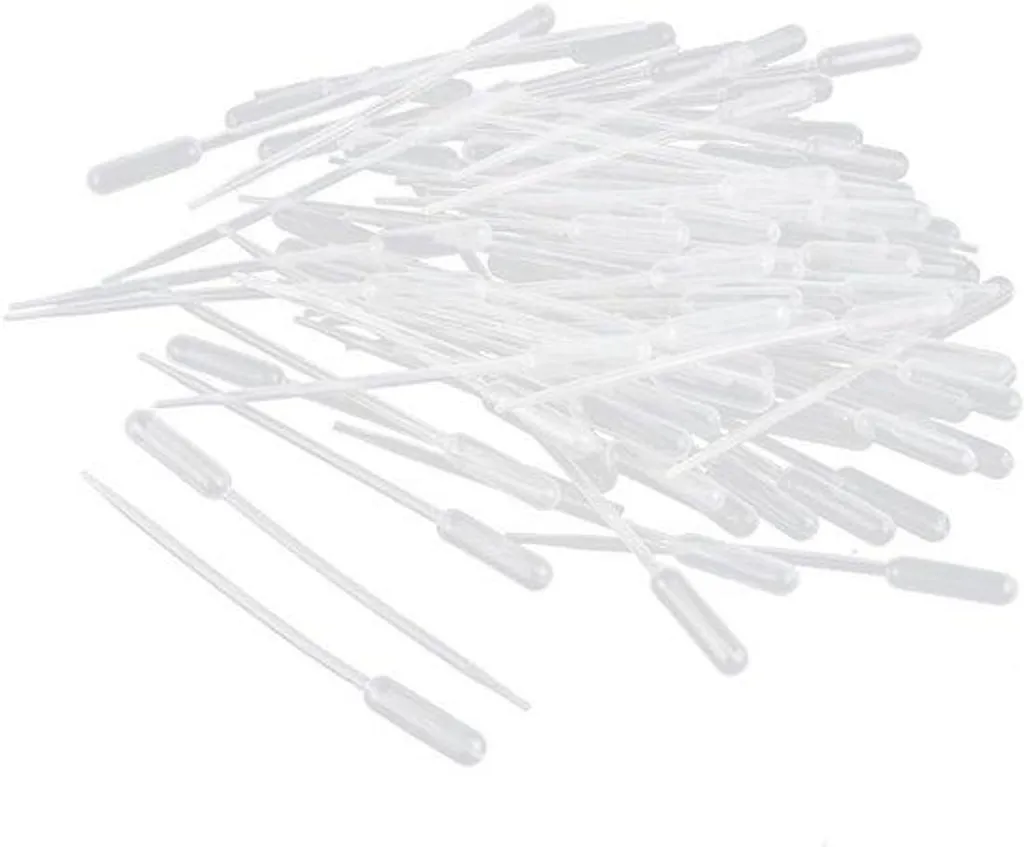 Pipettes Pasteur jetables 0,5 ml - Compte-gouttes plastique par 100
