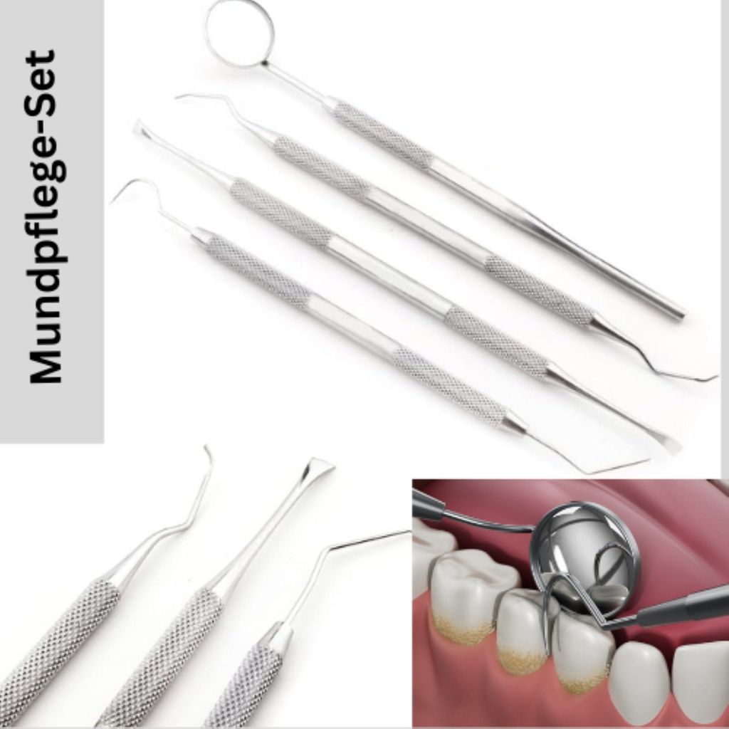 Zahnpflege-Set 4er Set für Zahnreinigung Zahnsteinentferner Produktbild 5