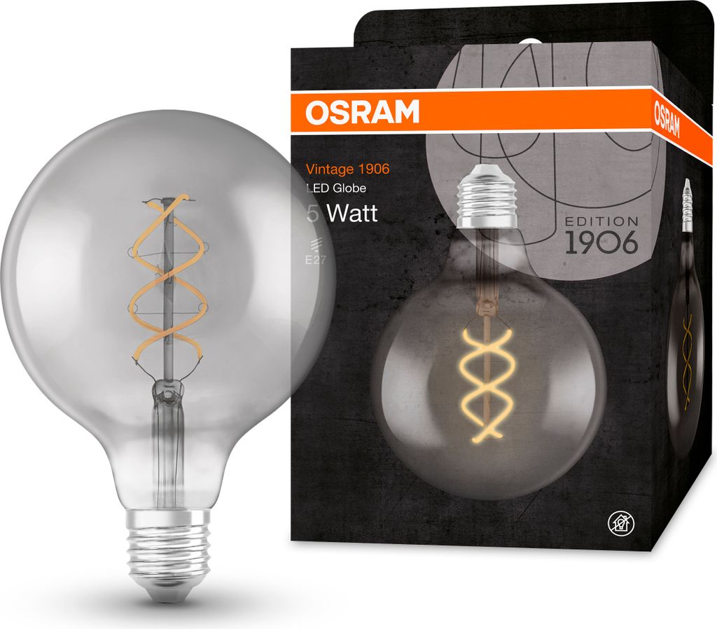 Osram Vintage 1906 LED Filament Globe G125 4,5W = 16W E27 Produktbild 