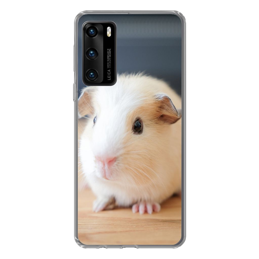MuchoWow Handyhülle Schutzhülle Hülle für Huawei P40 Niedliches Baby-Meerschweinchen Silikon Softcase Handy Hülle - Handytasche