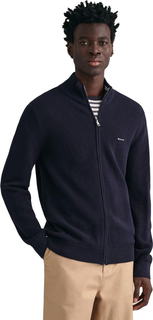 Gant Weste dunkelblau Baumwolle