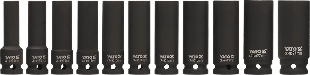 Coffret de douilles à percussion Yato YT-1054 pour clé à chocs