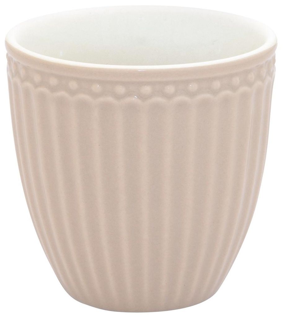 Greengate MINI Latte Cup ALICE CREAMY FUDGE Karamell Everyday Geschirr 7x7 cm