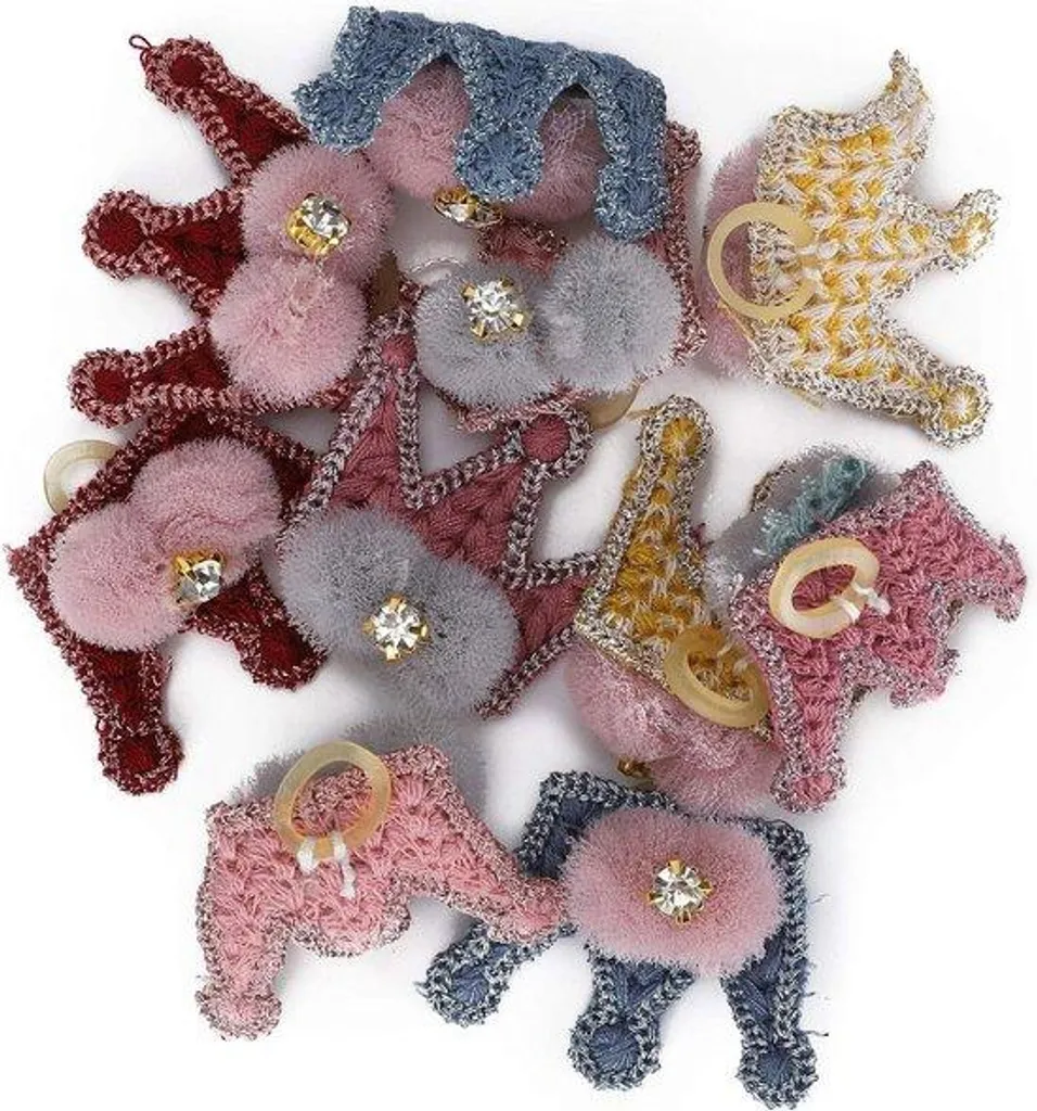 20 Élastiques Hundekroon pour Toilettage de Caniches et Poupées - Lot de 20
