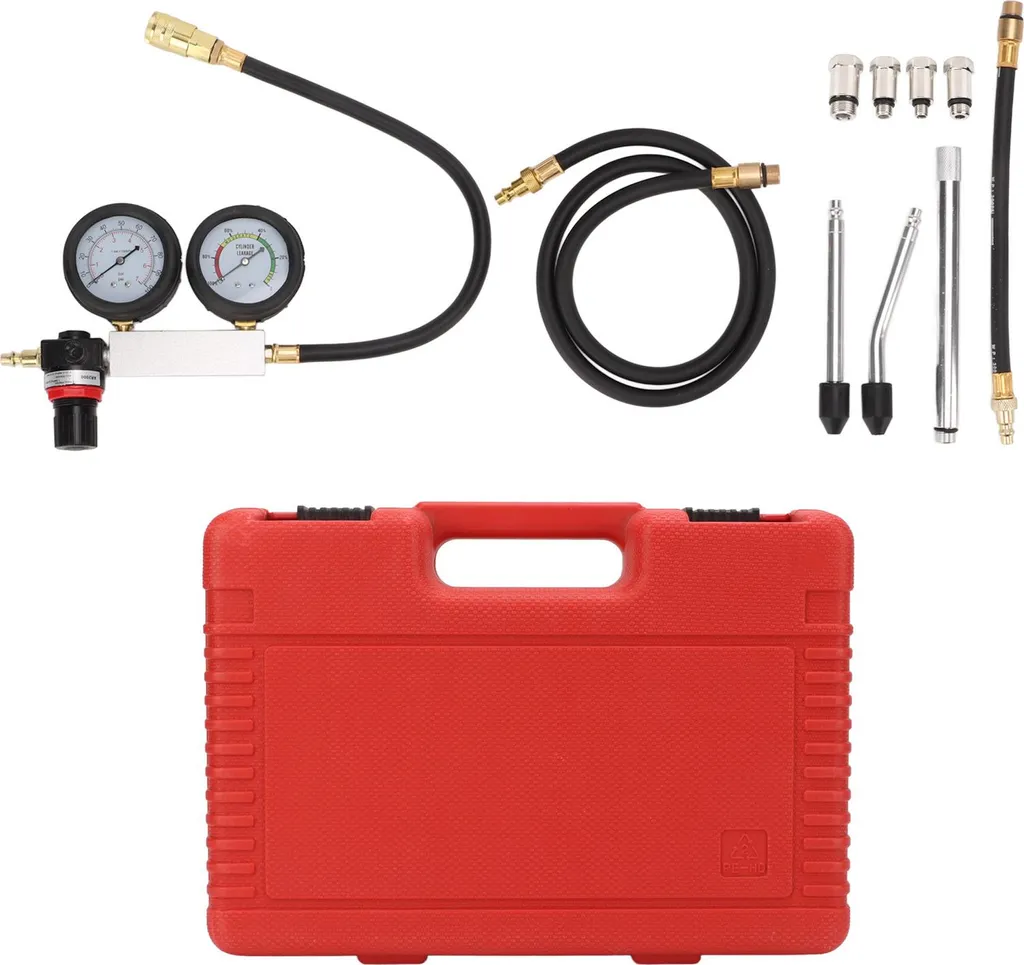Testeur de fuite cylindre moteur essence - Kit compressiomètre double