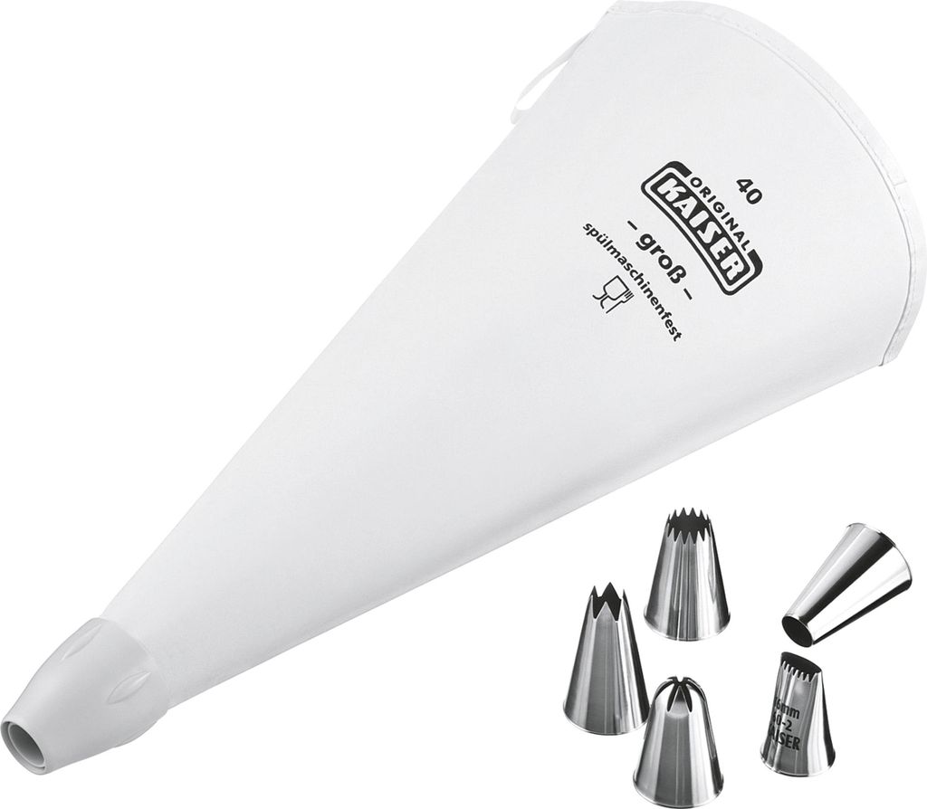 Original Kaiser Profi Spritzbeutel-Set 7-teilig La Forme Produktbild 