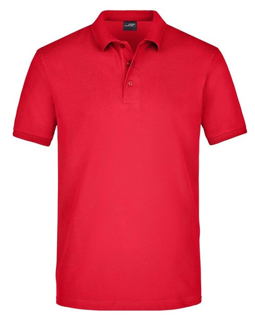 James and Nicholson - Poloshirt Elastisch für Herren LT2581 (S) (Rot)