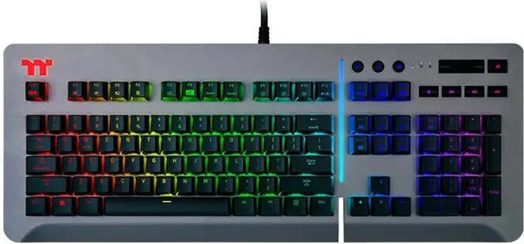 Clavier Thermaltake Level 20 RGB avec Switchs Cherry MX Speed Argenté PC