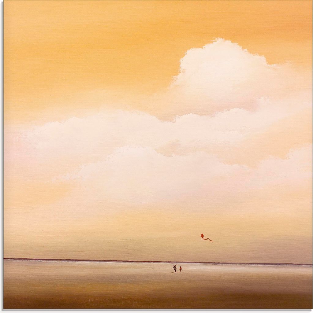 ARTland Glasbild Höhenflug Größe: 30x30 cm Produktbild 