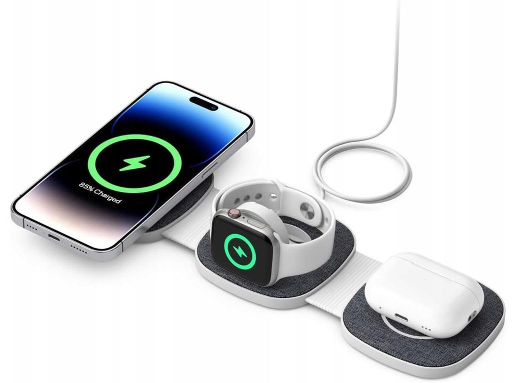 MagSafe 3in1 Induktive Ladestation iPhone Apple Watch AirPods Dark Grey