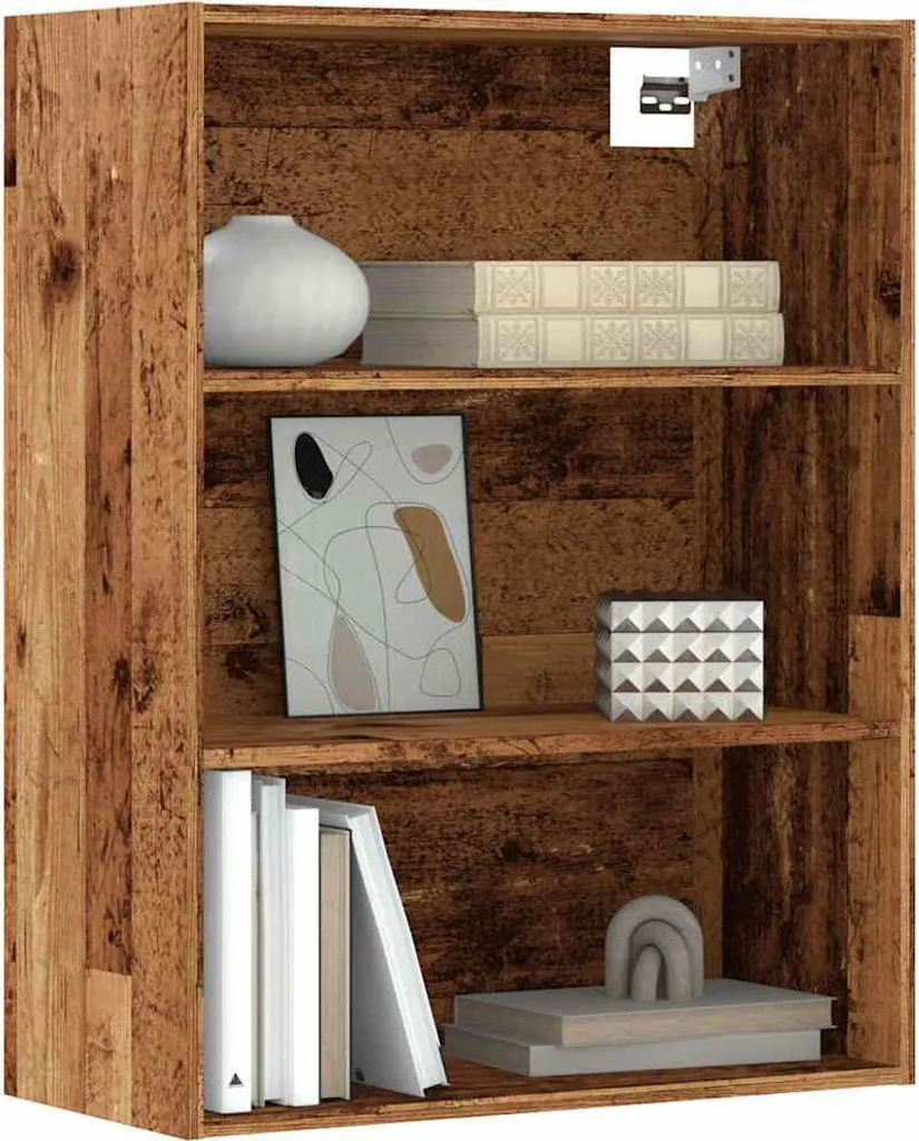 Scaffale Pensile vidaXL Legno Antico 90cm - Arredo Parete Industriale