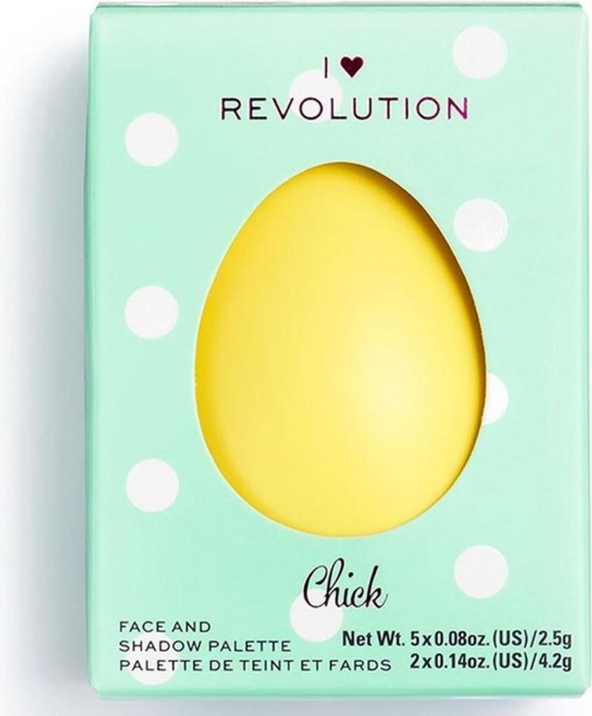 Makeup Revolution - Chick - Gesichts- und Produktbild 
