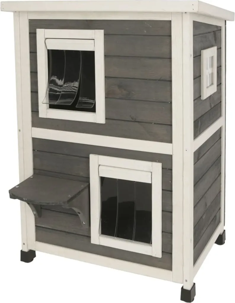 Maison pour chats Kerbl Family 57x55x80 cm - Solution contre l'ennui du chat