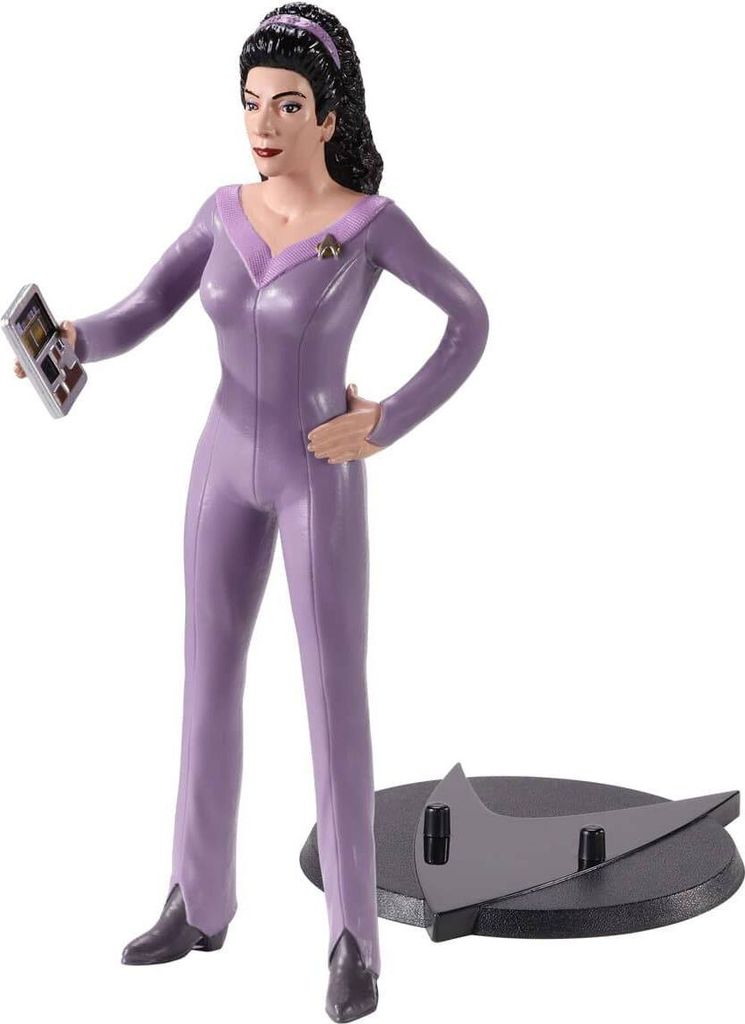 Noble Collection Star Trek: The Next Generation Bendyfigs Biegefigur Counselor Troi 19 cm NOB1509