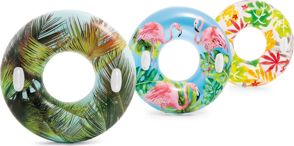 Anello gonfiabile Hawaii con maniglie 97 cm Immagine del prodotto 