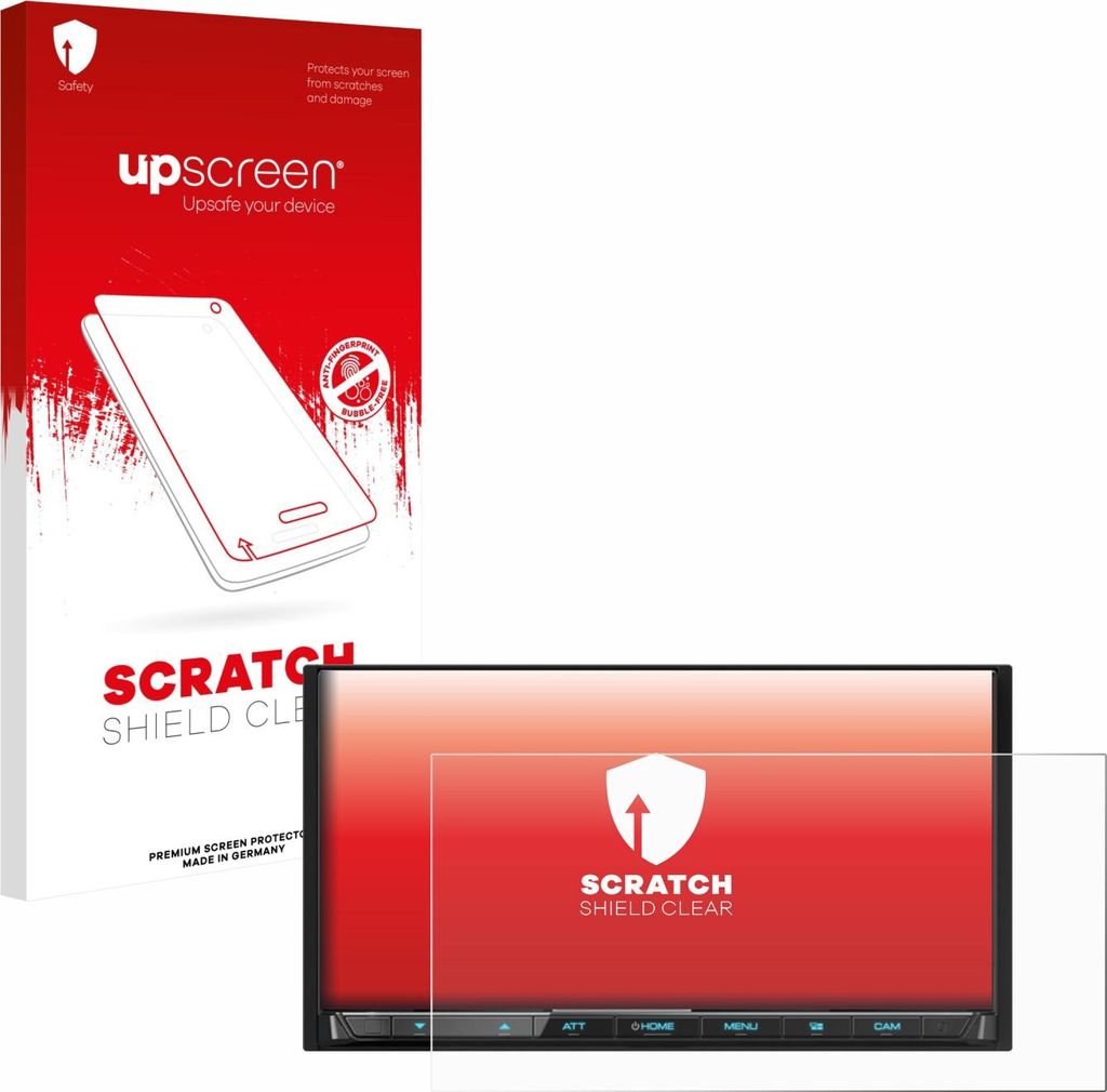 upscreen Schutzfolie für Kenwood DMX8021DABS Displayschutz Displayschutzfolie Folie Klar Transparent
