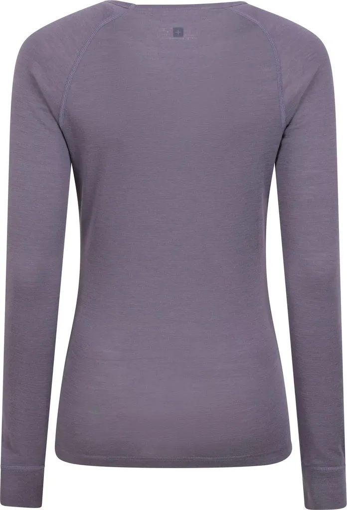 Offerta Top Termico Merino II Donna Mountain Warehouse MW1685 Viola