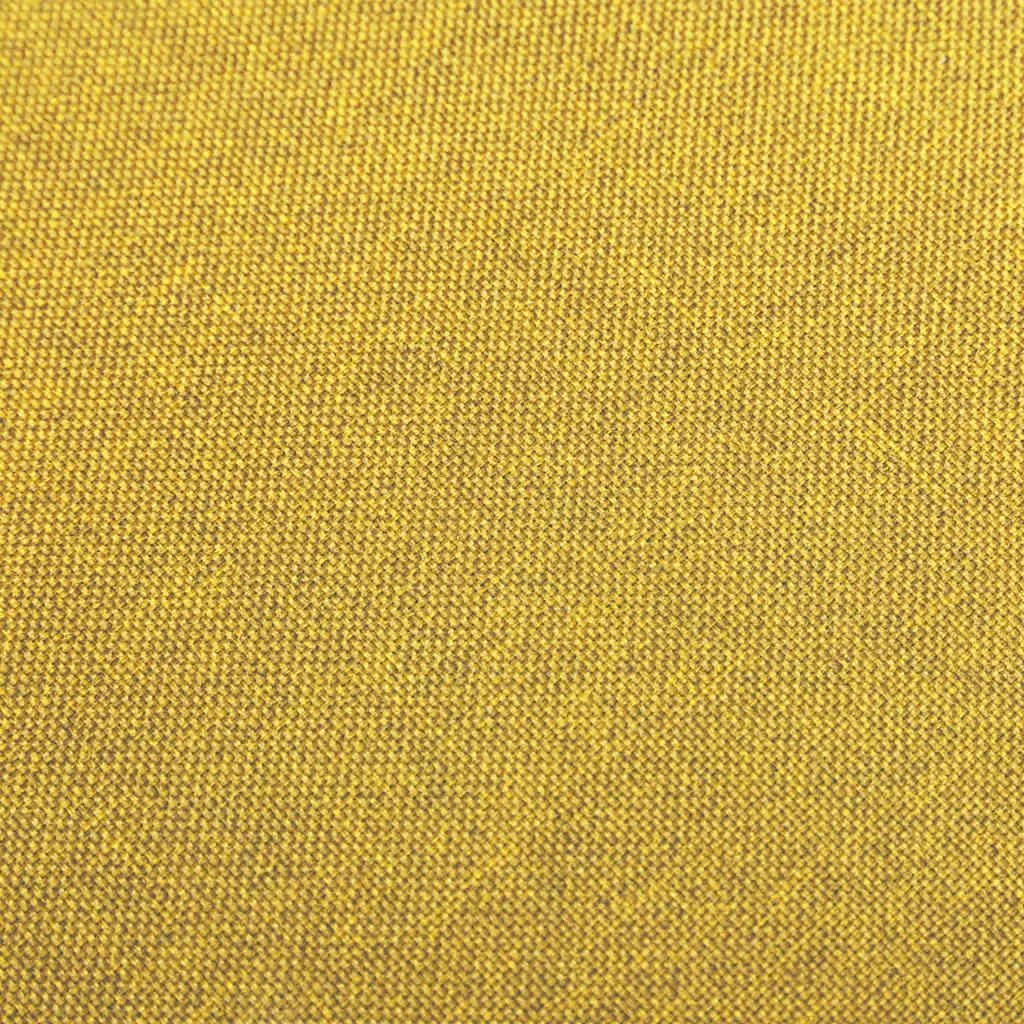 Chaise de bar jaune moutarde lot de 2 tabourets en tissu design 110cm