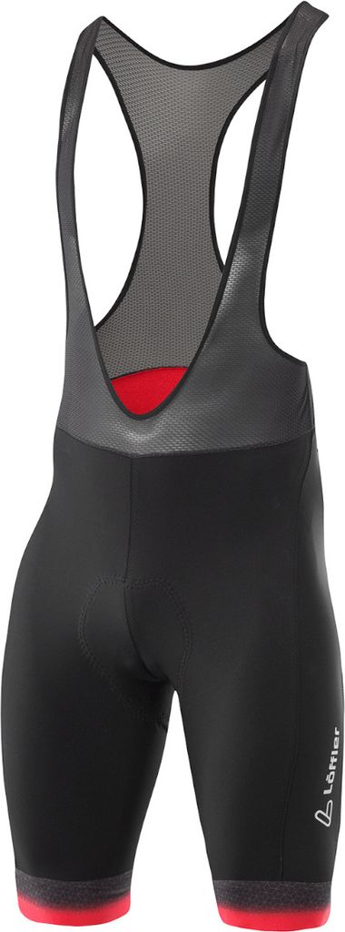 Löffler short M Trägerhose Hotbond für Herren-Schwarz