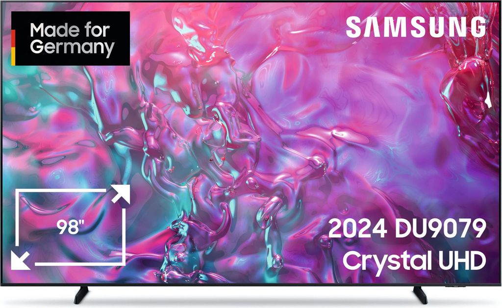 Samsung GU98DU9079 98' 4K Smart TV mit AI & Crystal UHD Produktbild