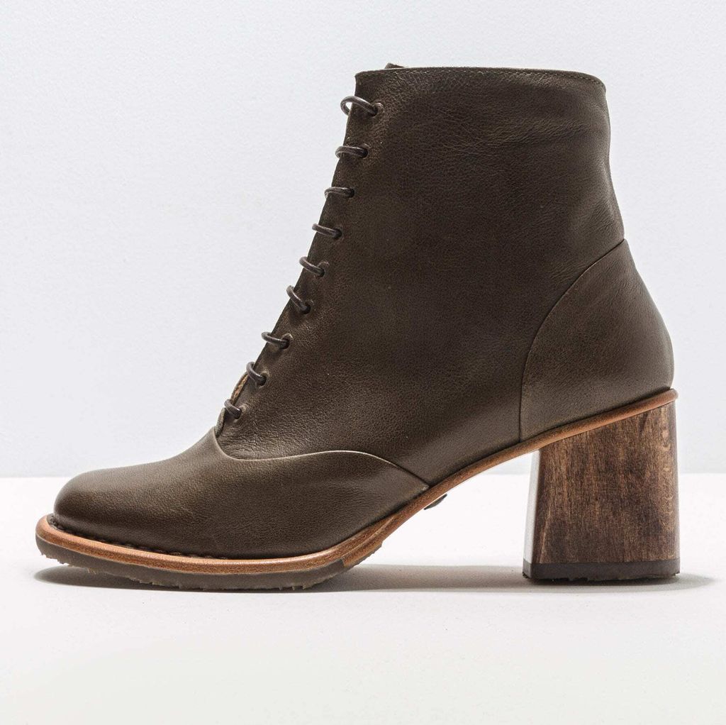 Neosens Schnürstiefel mit hohem Absatz Damen S3251 MONTONE VERDONE/OSELETA Farbe Grün