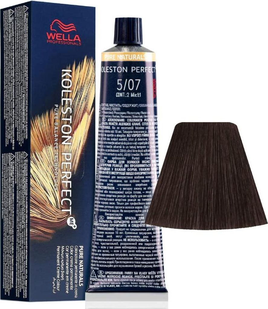 Wella Koleston krémový aktivátor Pure 5-07 60 ml Obrázok produktu 