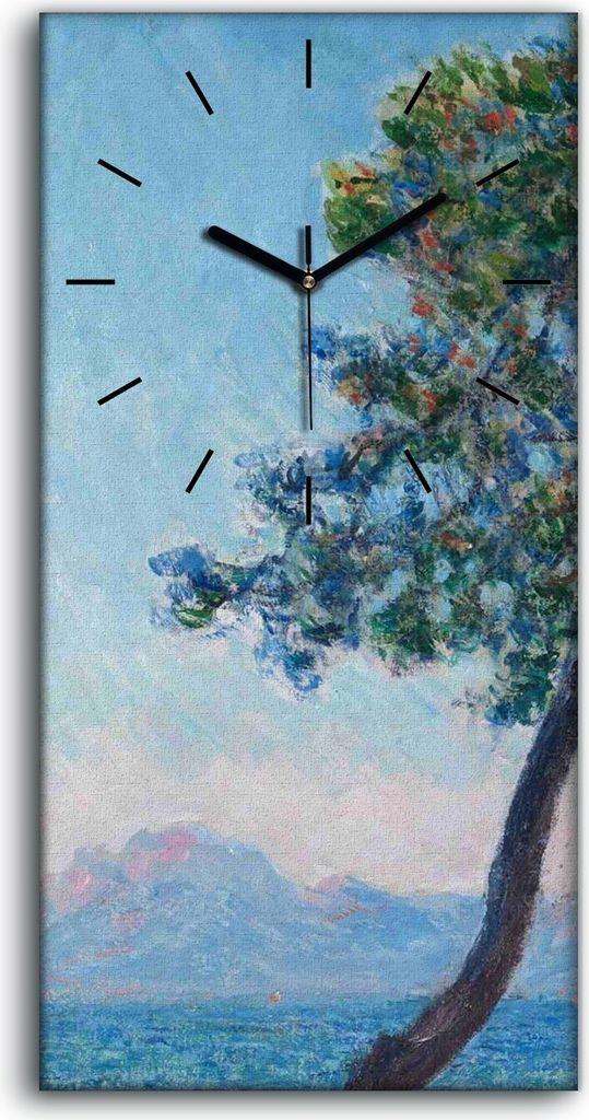 Dekor Leinwand Uhr Wandbilder Geräuschlos 30x60 Claude Produktbild 