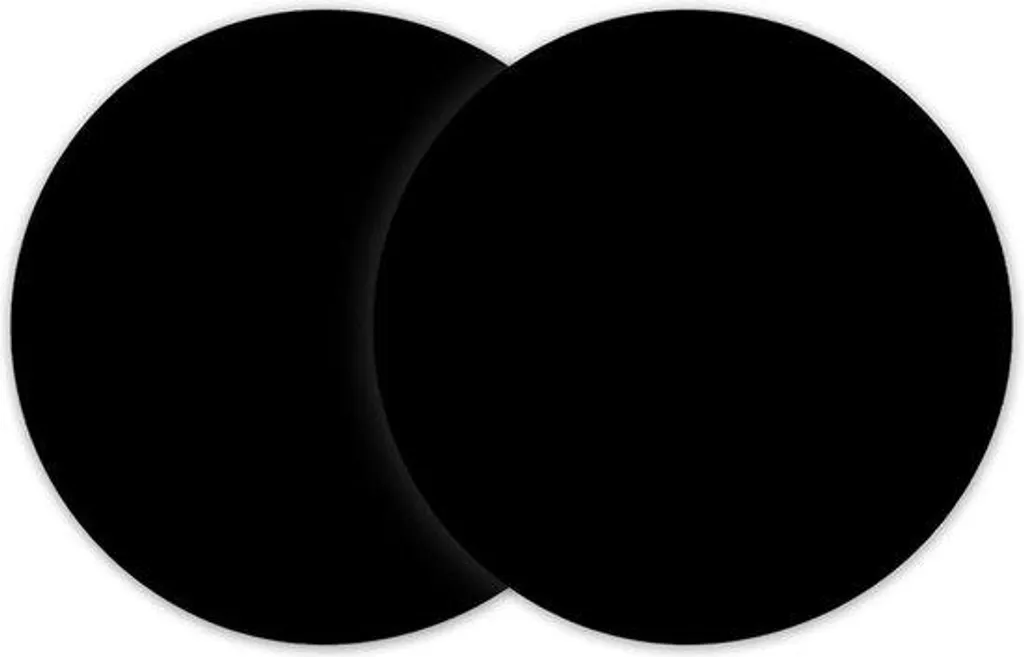 Tapis pour Magnétron Noir en Silicone 30 cm Résistant Chaleur - Lot de 2