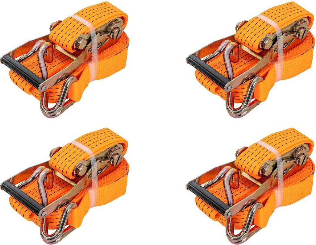 UNITRAILER Spanngurte Set 4 Stück 8m 50mm 5t Zurrgurte mit Produktbild 