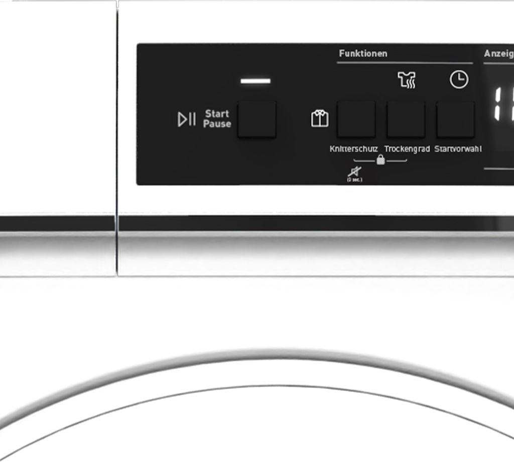 Sharp Kondenstrockner 8kg Weiß B LED-Display BubbleDrum Produktbild 8