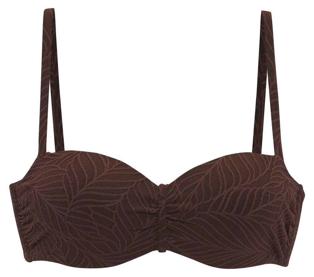 LASCANA Bügel-Bandeau-Bikini-Top Fay braun Größe 34 Cup B