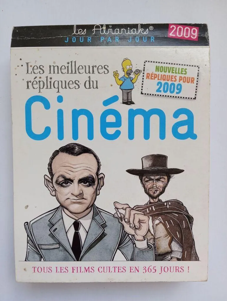 Les meilleures répliques du cinéma 2009 : coffret culte de 100 cartes