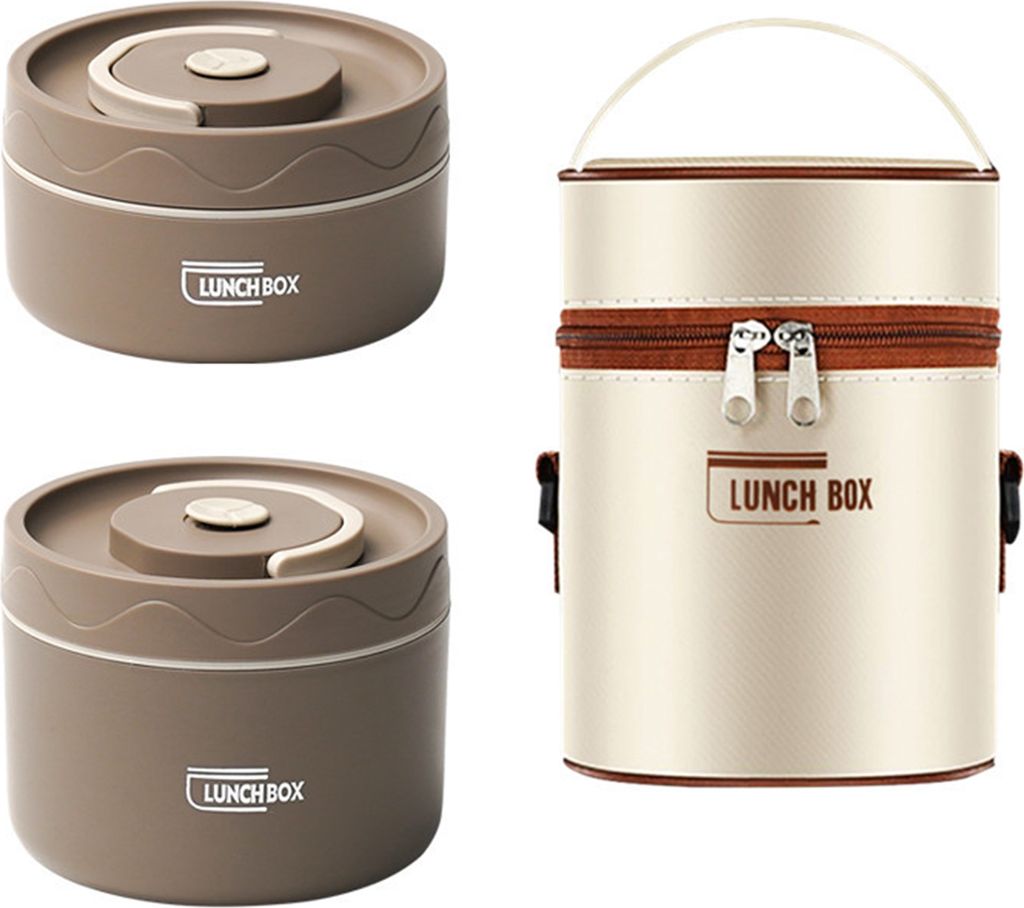 1 Set 420/550 ml Lunchbox aus Edelstahl mit luftdichtem Deckel, doppellagig, lebensmittelecht, spülmaschinenfest, mikrowellen- und gefriergeeignet...
