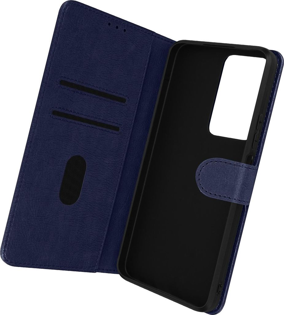 Avizar, Etui Kunstleder mit Standfunktion für Xiaomi Poco F4 5G, Dunkelblau