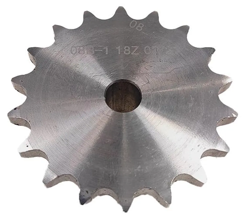 Pignon inoxydable 08B Ozdowski 18 dents haute résistance à la corrosion