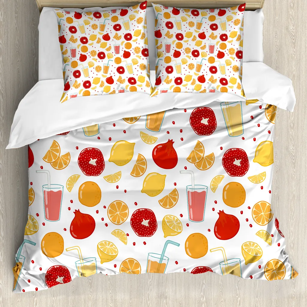 Set Copripiumino Abakuhaus Limoni Moderni - Arredo Letto 200x200