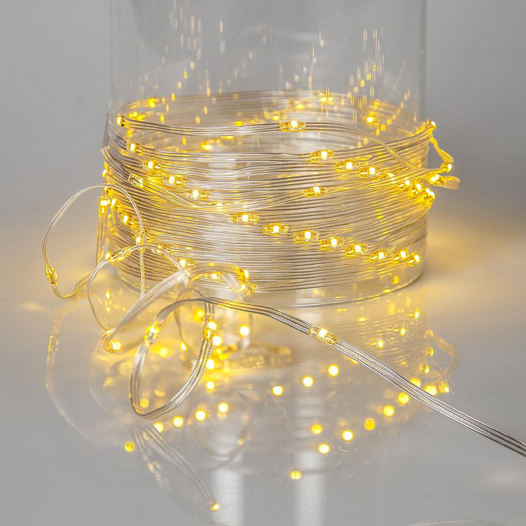 LED Lichterkette ,Dew Drop Micro, outdoor, warmweiß, 36m, Produktbild 