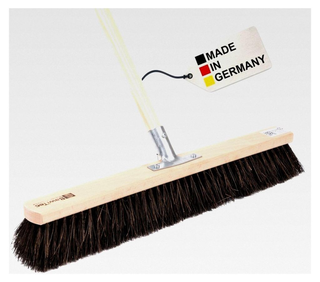Arengabesen mit Stiel, nass- und ölbeständig, Breite 60 cm, Besenstiel Länge 160 cm, stabil und robust für den Außeneinsatz