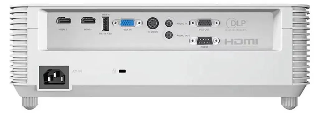 Projecteur de conférence InFocus XGA DLP blanc pour présentations claires - 2