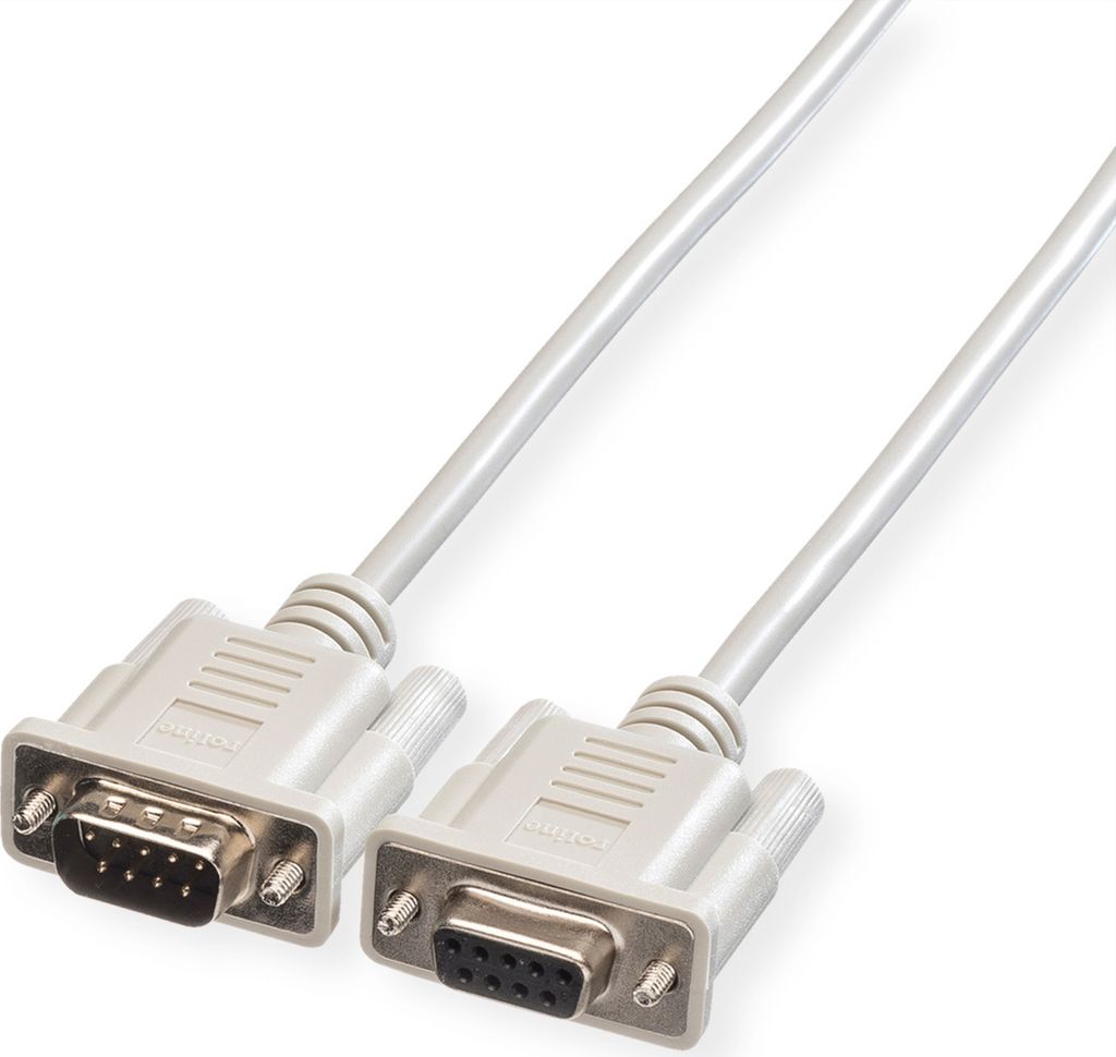 ROLINE RS232-Kabel 9pol ST-BU, 6 m
