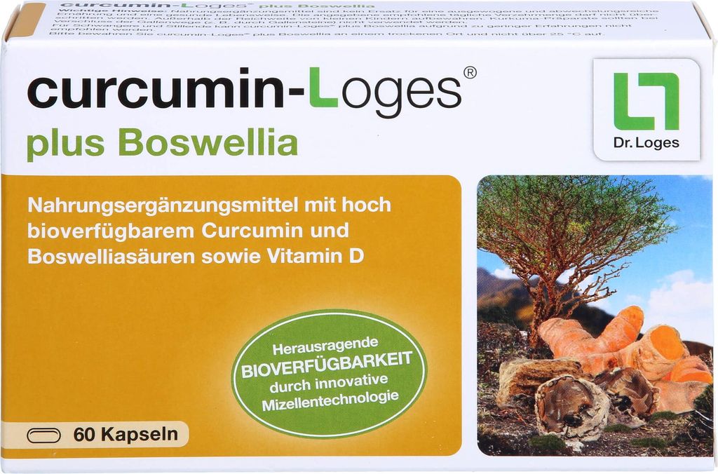 curcumina-Loges più Boswellia Capsule, 60 Capsule, 60 Immagine del prodotto 