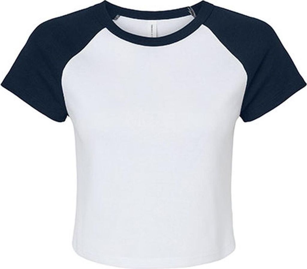 Bella Women ́s Micro Rib Raglan Baby Tee