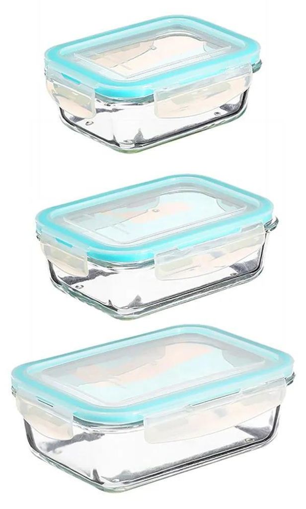 Set 3 Gamelles En Cristal Différentes Tailles Image du produit 