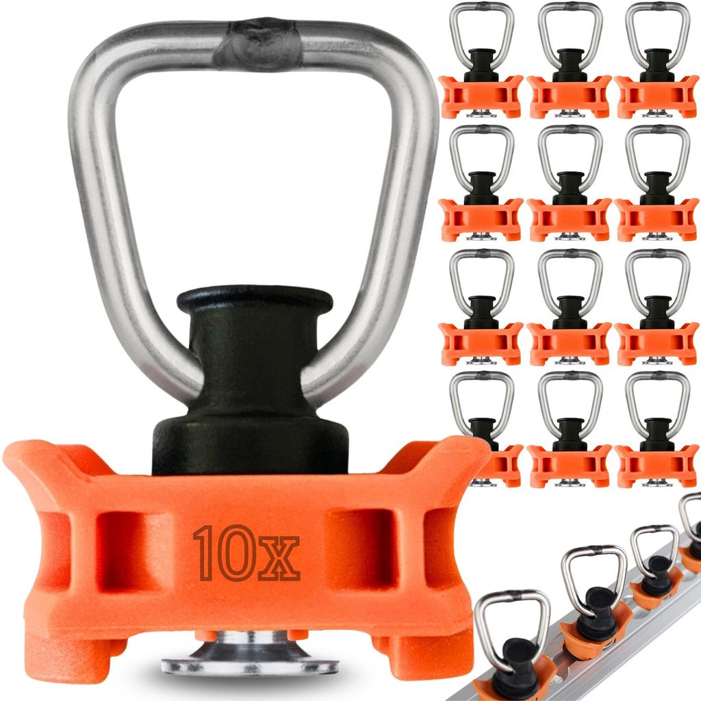 Safetytex Single Endfitting für Airlineschiene 10 Stück Produktbild 
