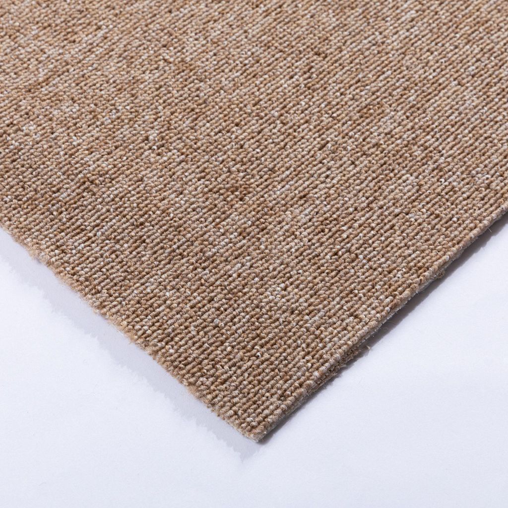 Steffensmeier Teppichboden Meddon Meterware | Auslegware für Kinderzimmer Wohnzimmer Schlafzimmer | Beige, Größe: 100x500 cm