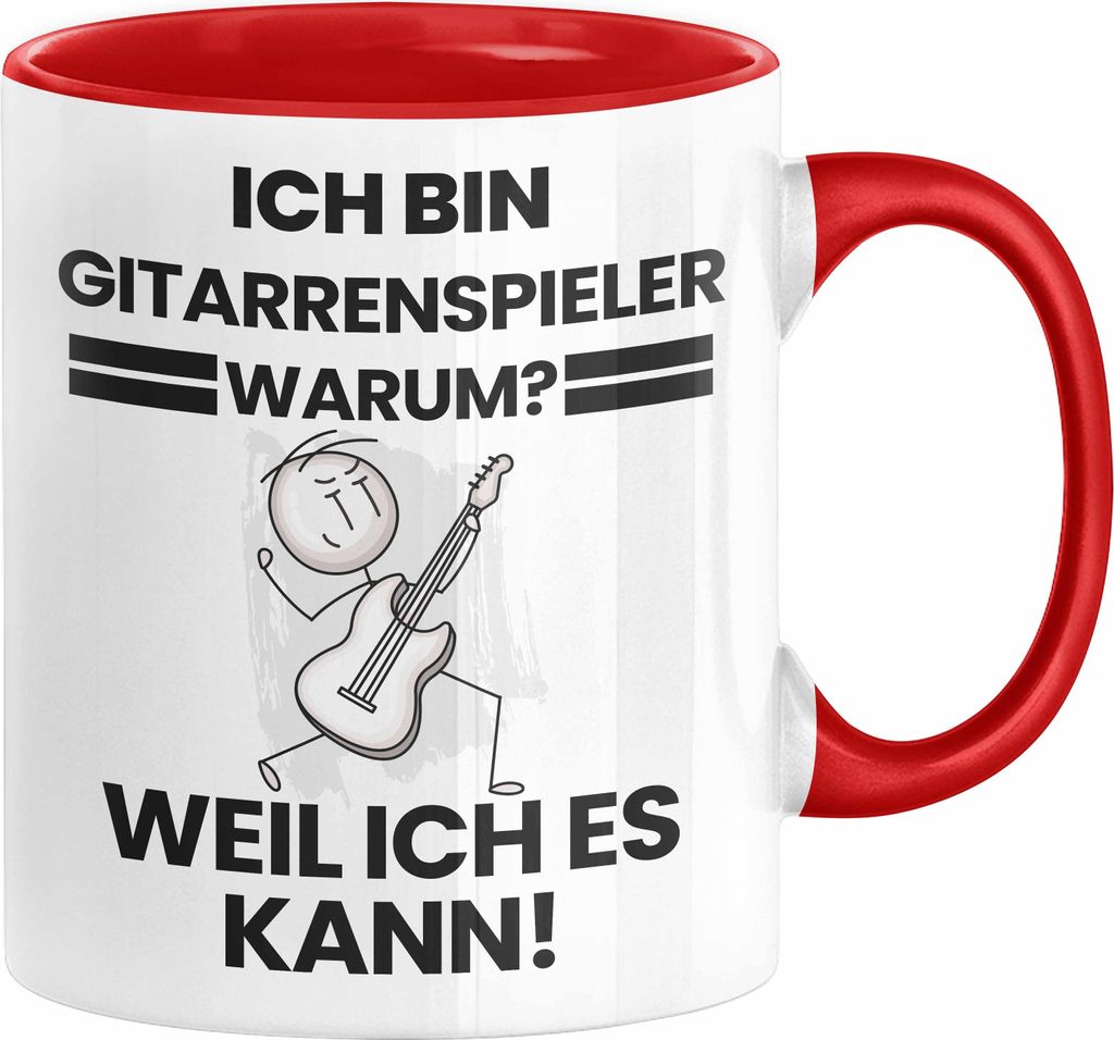 Gitarrenspieler Geschenk Tasse Lustiger Spruch Ich Bin Gitarrenspieler Warum Weil Ich Es Kann Geschenkidee Bester Gitarrenspieler Geburtstag Kaffee...