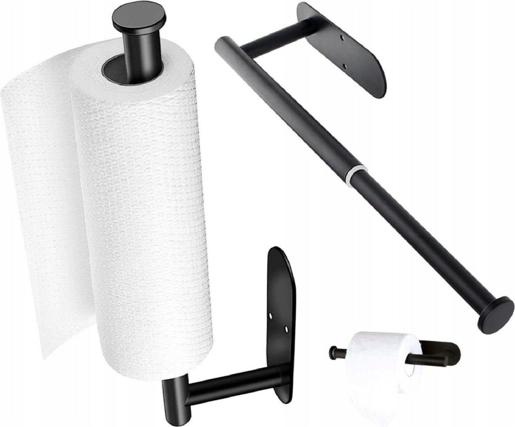 Küchenrollenhalter Küchenpapierhalter Hantuchhalter Selbstklebend Verstellbar 10344